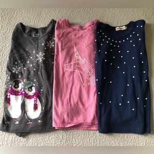 Lot of 3 Girls Long-Sleeved tees size 6+